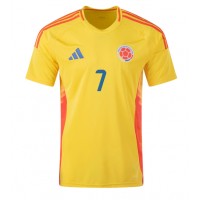 Camisa de time de futebol Colômbia Luis Diaz #7 Replicas 1º Equipamento Copa America 2024 Manga Curta